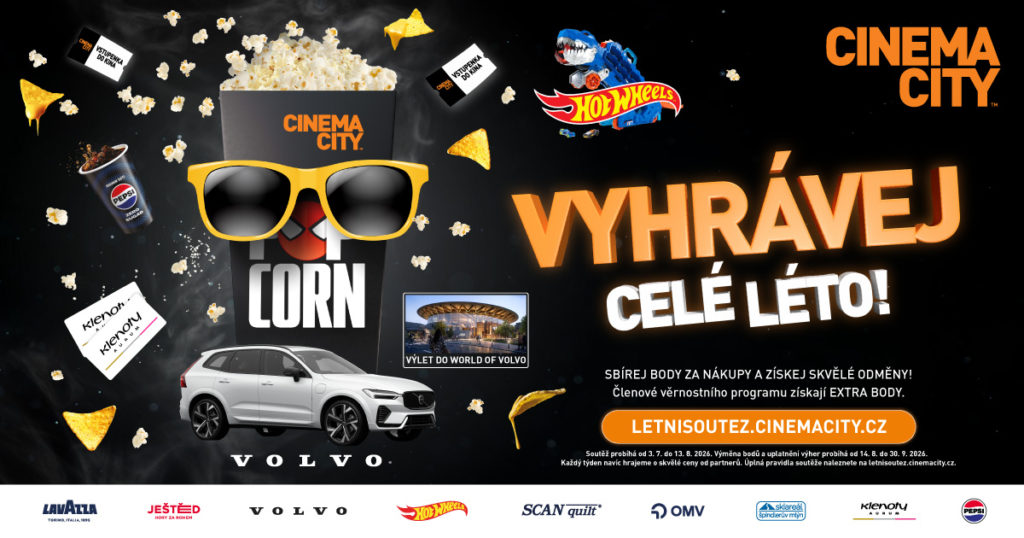 Léto v kině Cinema City a šance na Volvo